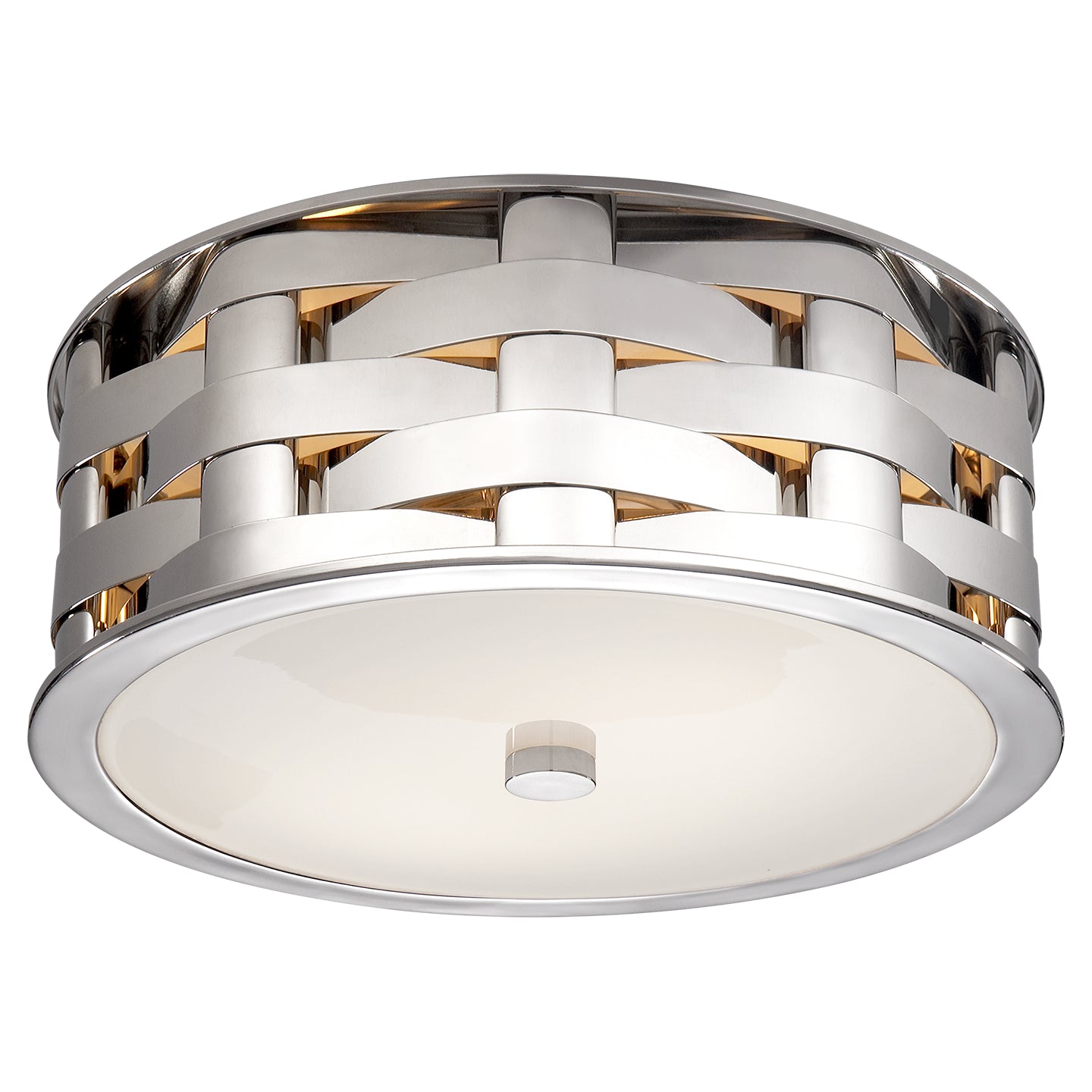 Ralph Lauren - RL 4090PN-WG - Two Light Flush Mount - Ella - Polished Nickel