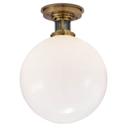 Ralph Lauren - RL 4461NB-WG - One Light Flush Mount - McCarren - Natural Brass