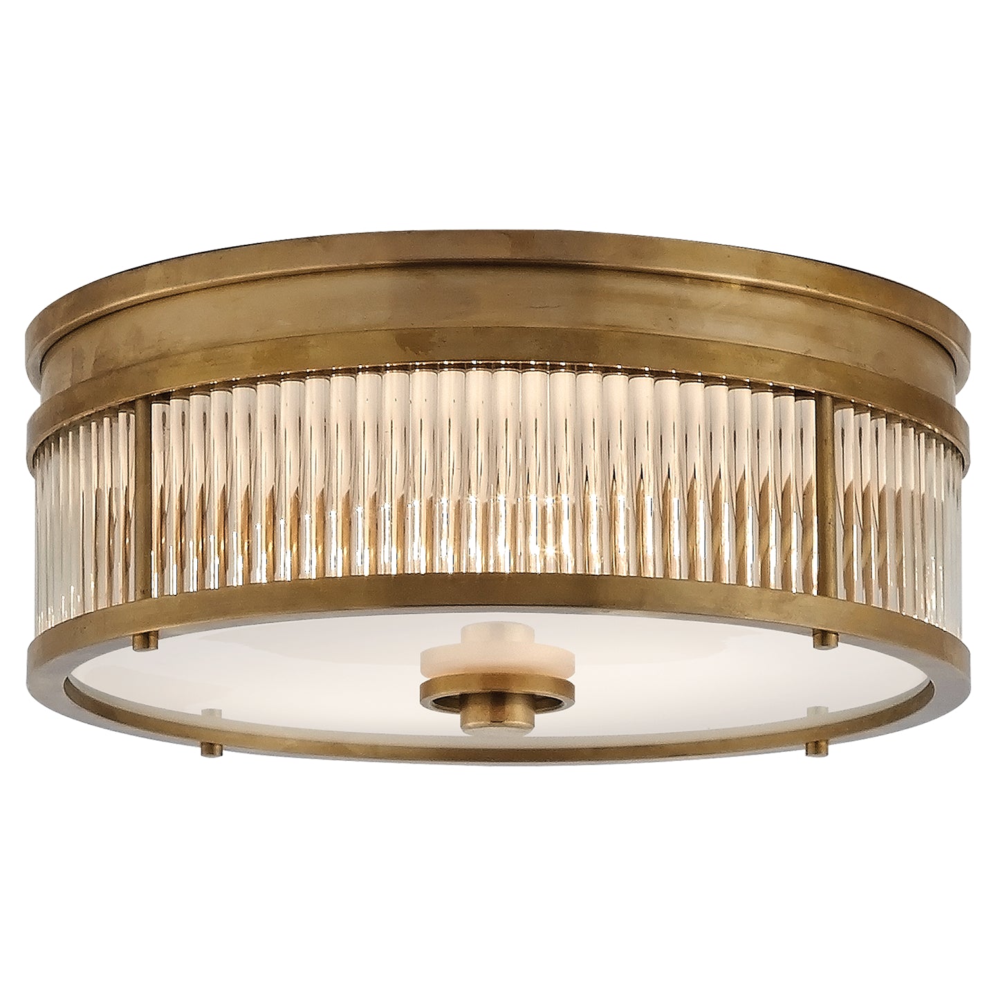 Ralph Lauren - RL 4801NB - Two Light Flush Mount - Allen - Natural Brass