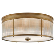 Ralph Lauren - RL 4802NB - Three Light Flush Mount - Allen - Natural Brass