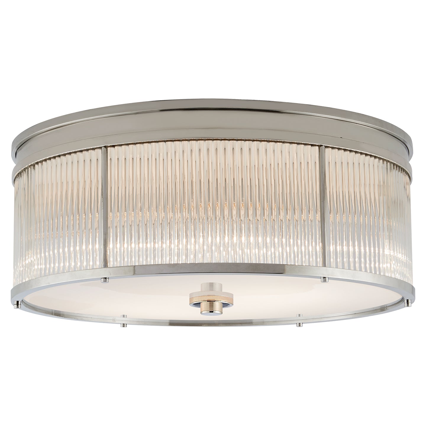 Ralph Lauren - RL 4802PN - Three Light Flush Mount - Allen - Polished Nickel