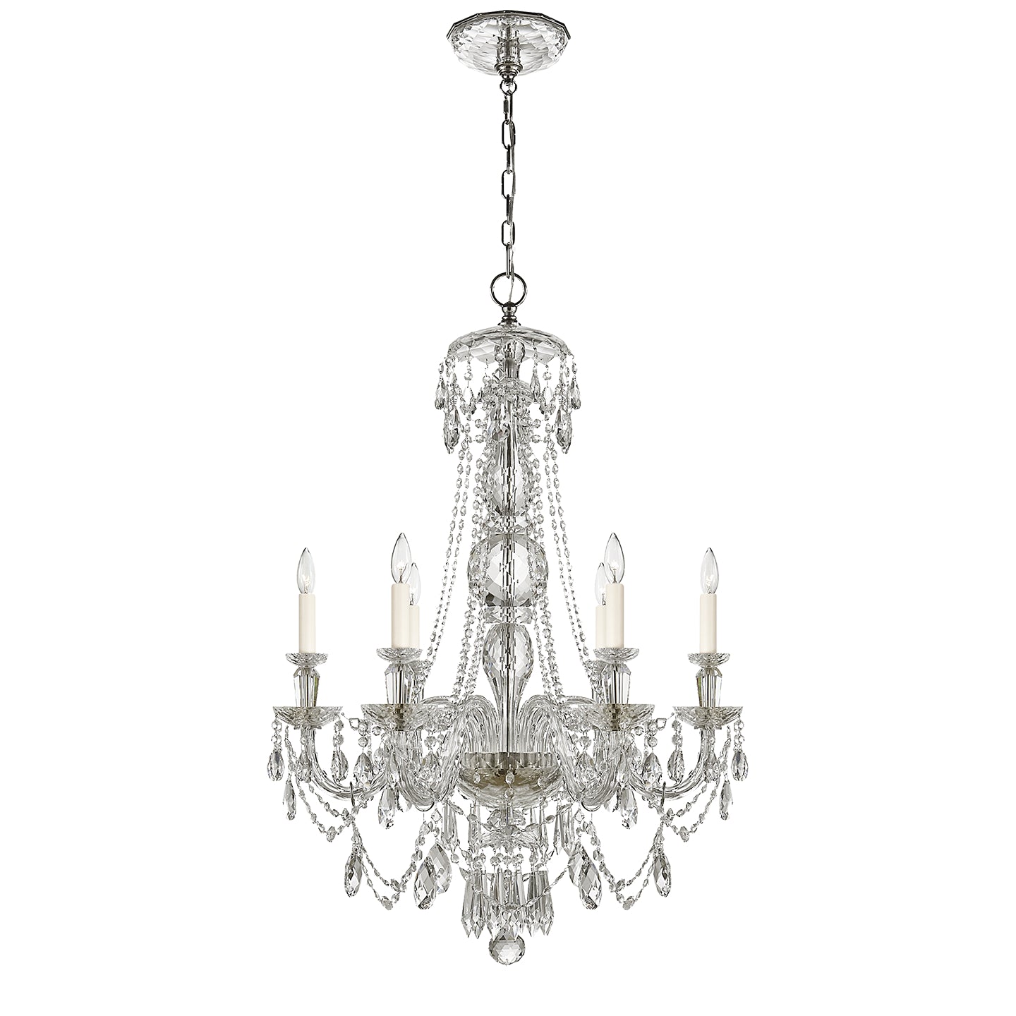 Ralph Lauren - RL 5005CG - Six Light Chandelier - Daniela - Crystal