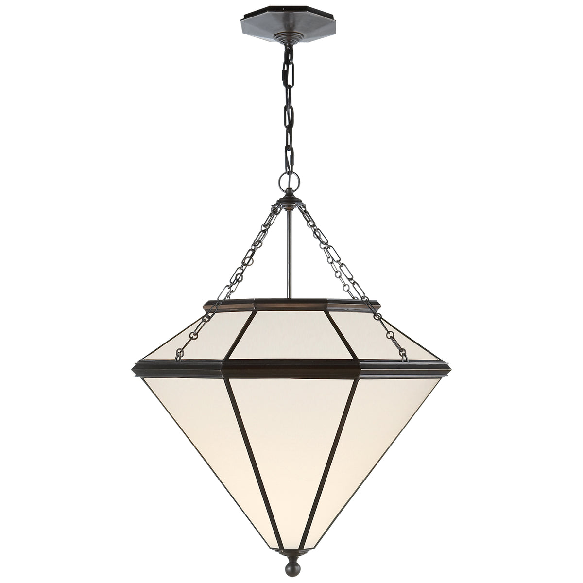 Ralph Lauren - RL 5060BZ-WG - Four Light Pendant - Cannes - Bronze