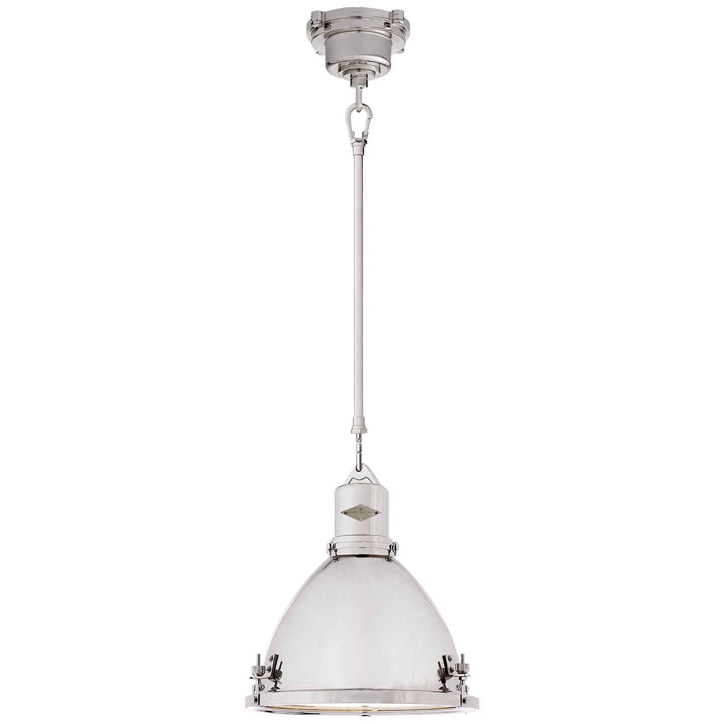 Ralph Lauren - RL 5120PN-PN - One Light Pendant - Fulton - Polished Nickel