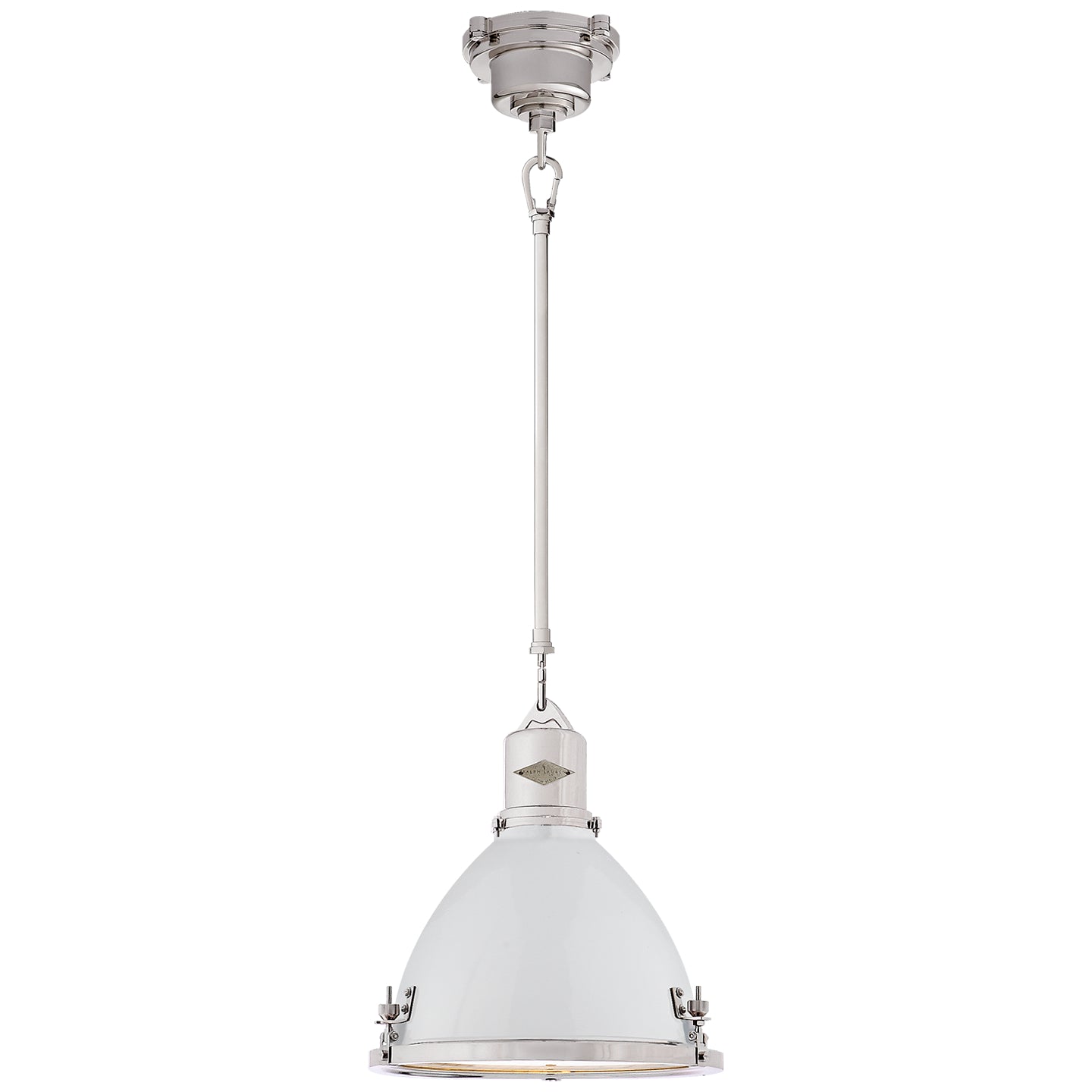 Ralph Lauren - RL 5120PN-WT - One Light Pendant - Fulton - Polished Nickel
