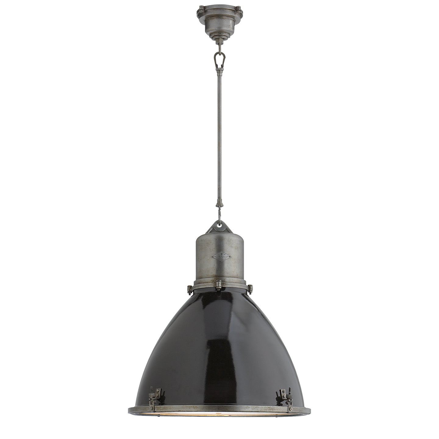 Ralph Lauren - RL 5122IS-BK - One Light Pendant - Fulton - Industrial Steel