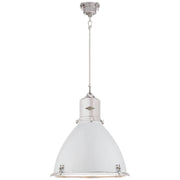 Ralph Lauren - RL 5122PN-WT - One Light Pendant - Fulton - Polished Nickel