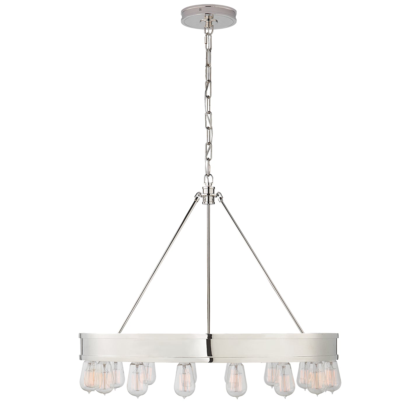 Ralph Lauren - RL 5131PN - 16 Light Chandelier - Roark - Polished Nickel