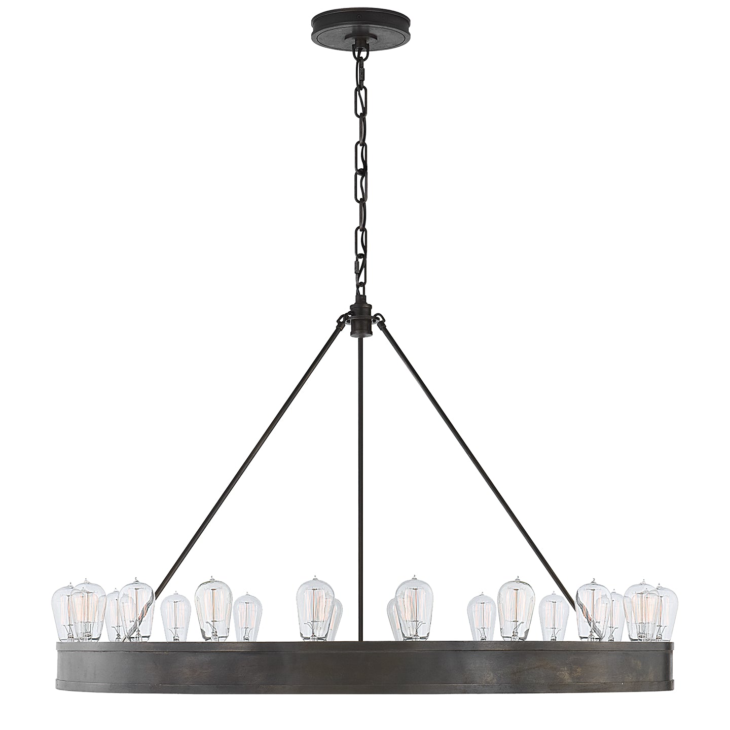 Ralph Lauren - RL 5132AI - 20 Light Chandelier - Roark - Aged Iron