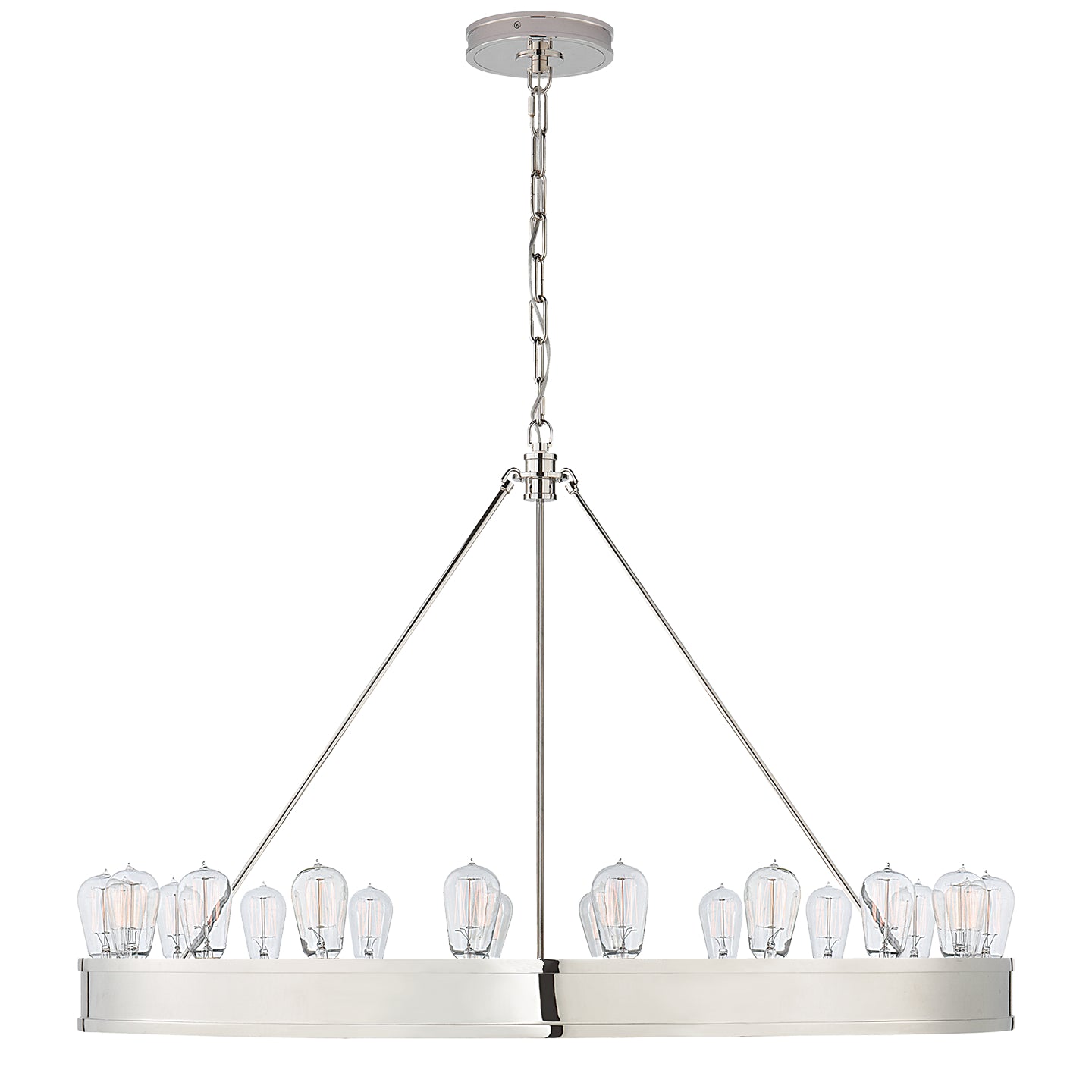 Ralph Lauren - RL 5132PN - 20 Light Chandelier - Roark - Polished Nickel