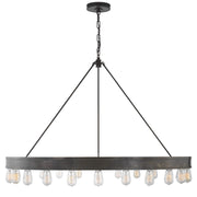Ralph Lauren - RL 5133AI - 24 Light Chandelier - Roark - Aged Iron