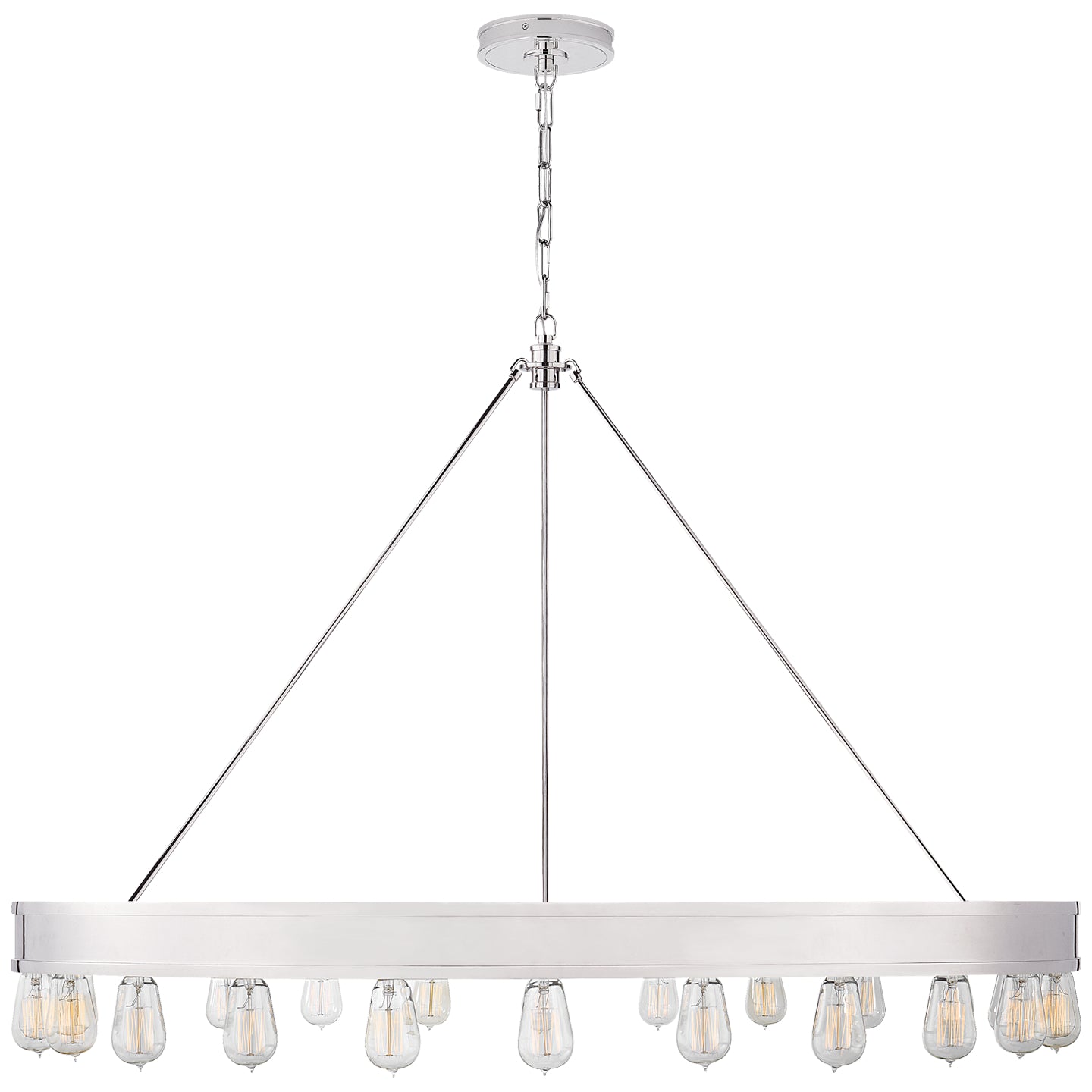 Ralph Lauren - RL 5133PN - 24 Light Chandelier - Roark - Polished Nickel