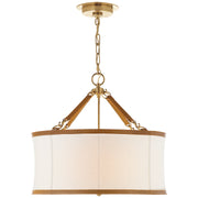Ralph Lauren - RL 5161NB-L - Three Light Pendant - Broomfield - Natural Brass