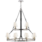 Ralph Lauren - RL 5183PN-L - 12 Light Chandelier - Westbury - Polished Nickel