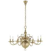 Ralph Lauren - RL 5205NB - Eight Light Chandelier - Lillianne - Natural Brass