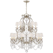 Ralph Lauren - RL 5231ASL-S - 18 Light Chandelier - Adrianna - Antique Silver Leaf