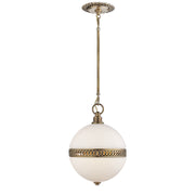 Ralph Lauren - RL 5400NB-WG - Four Light Pendant - Hendricks - Natural Brass