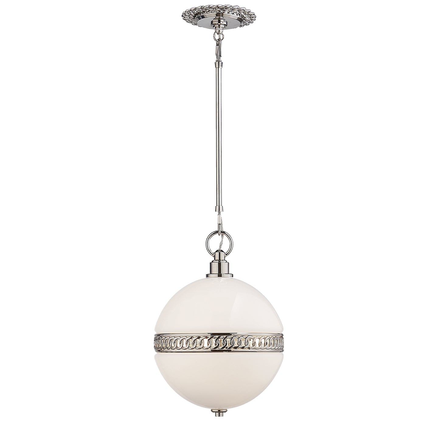 Ralph Lauren - RL 5400PN-WG - Four Light Pendant - Hendricks - Polished Nickel
