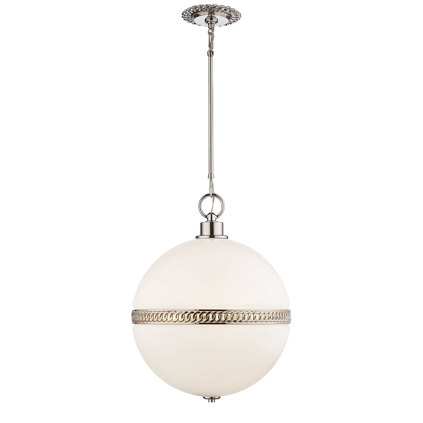 Ralph Lauren - RL 5402PN-WG - Four Light Pendant - Hendricks - Polished Nickel