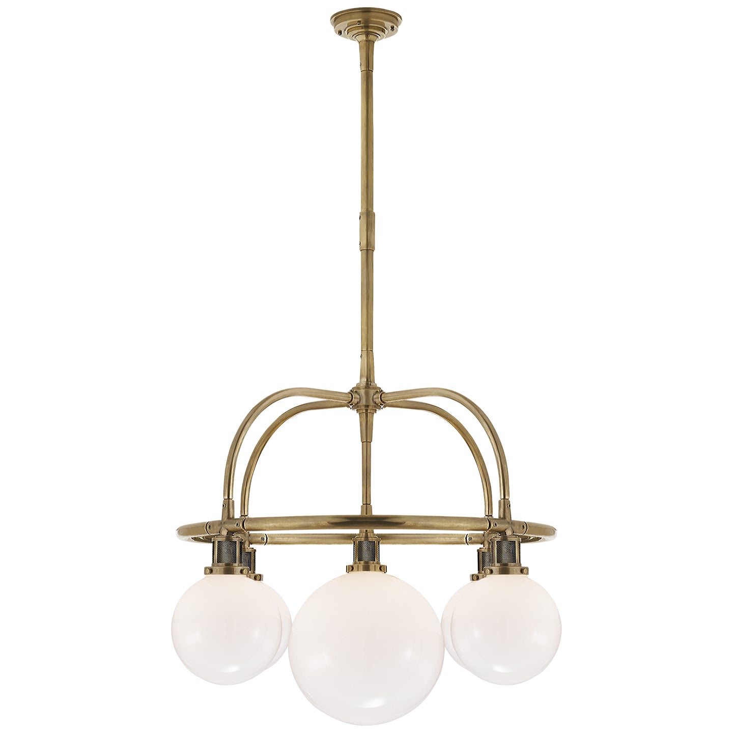 Ralph Lauren - RL 5470NB-WG - Five Light Chandelier - McCarren - Natural Brass