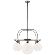 Ralph Lauren - RL 5470PN-WG - Five Light Chandelier - McCarren - Polished Nickel