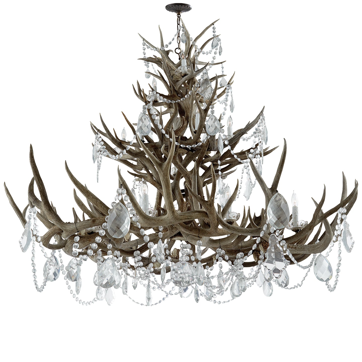 Ralph Lauren - RL 5530BN-CG - 18 Light Chandelier - Straton - Natural Bone