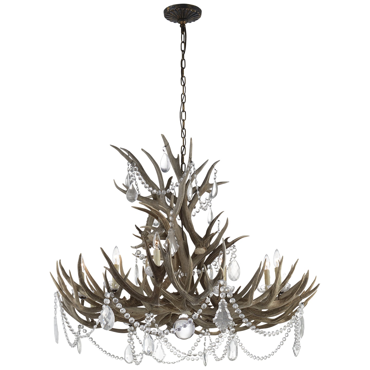 Ralph Lauren - RL 5531BN-CG - 12 Light Chandelier - Straton - Natural Bone