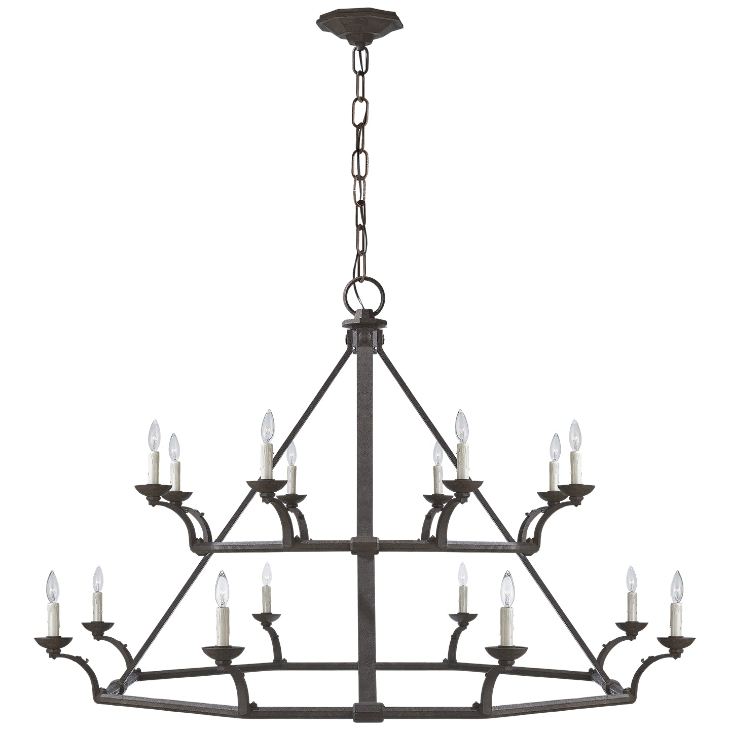 Ralph Lauren - RL 5542NR - 16 Light Chandelier - Robertson - Natural Rusted Iron