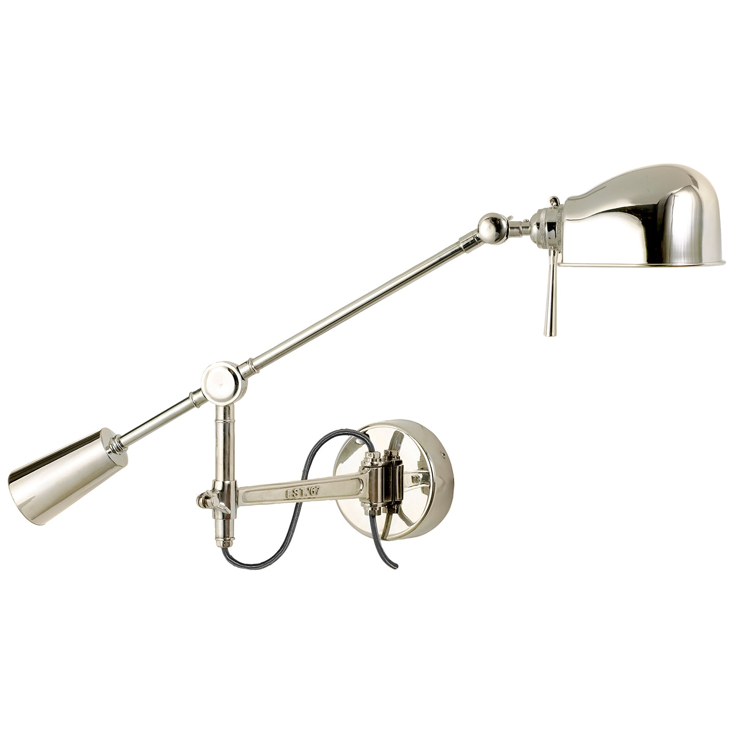 Ralph Lauren - RL14029PN - One Light Swing Arm Wall Lamp - RL 67 - Polished Nickel