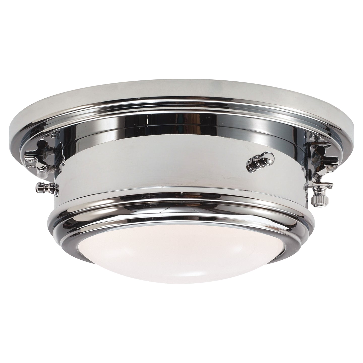 Ralph Lauren - RL19026PN - One Light Flush Mount - Marine Porthole - Polished Nickel