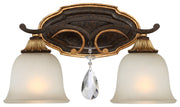 Metropolitan - N1462-652 - Two Light Bath - Chateau Nobles - Raven Bronze With Sunburst Gold Leaf Highlights