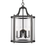 Golden - 1157-4P BLK - Four Light Pendant - Payton - Matte Black
