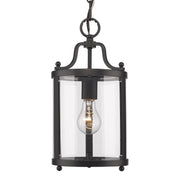 Golden - 1157-M1L BLK - One Light Mini Pendant - Payton - Matte Black