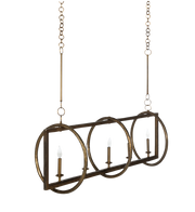 Leo Chandelier - Forged - Aged Blonde