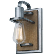 Varaluz - 268B01SLW - One Light Bath - Lofty - Steel
