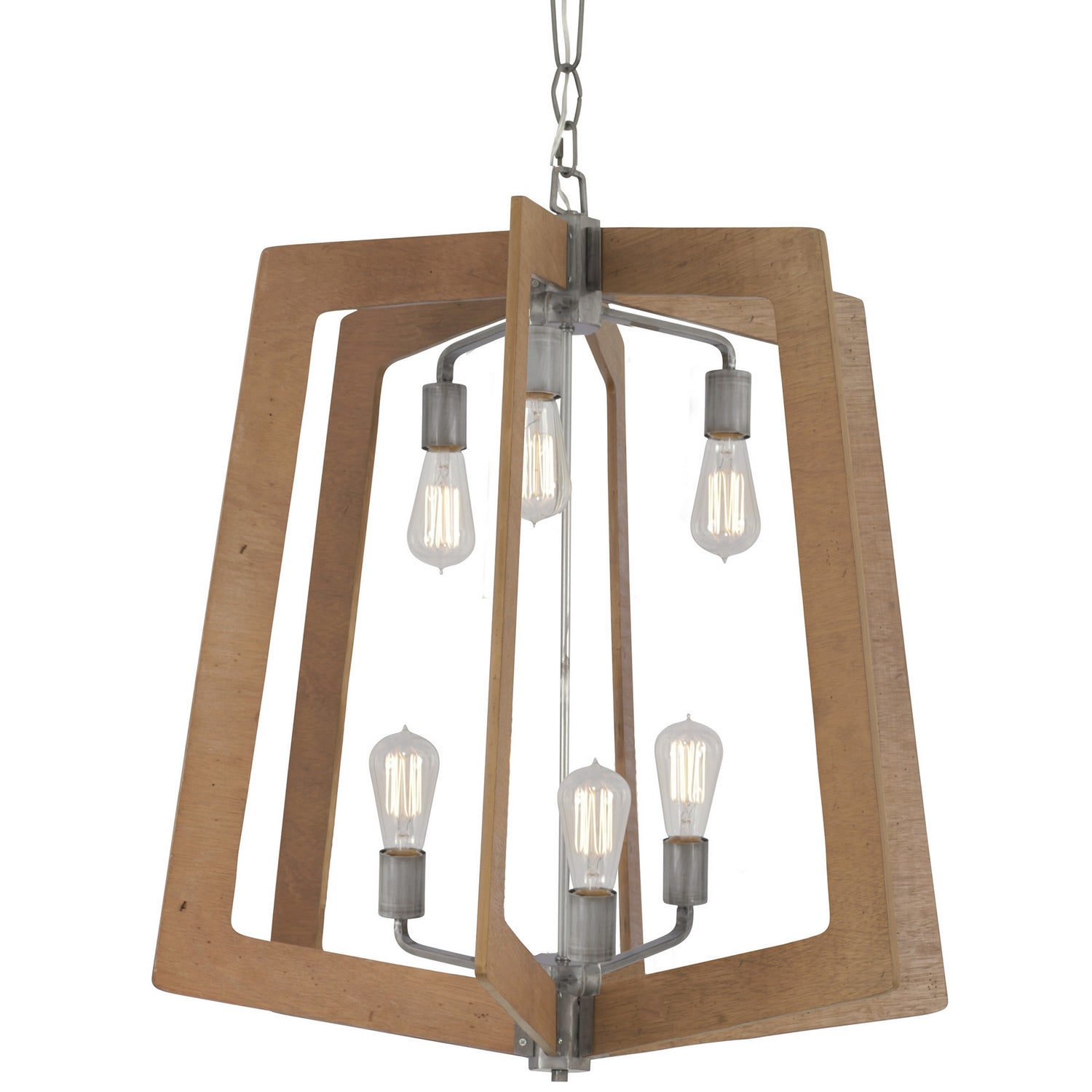 Varaluz - 268F06SLW - Six Light Chandelier - Lofty - Steel
