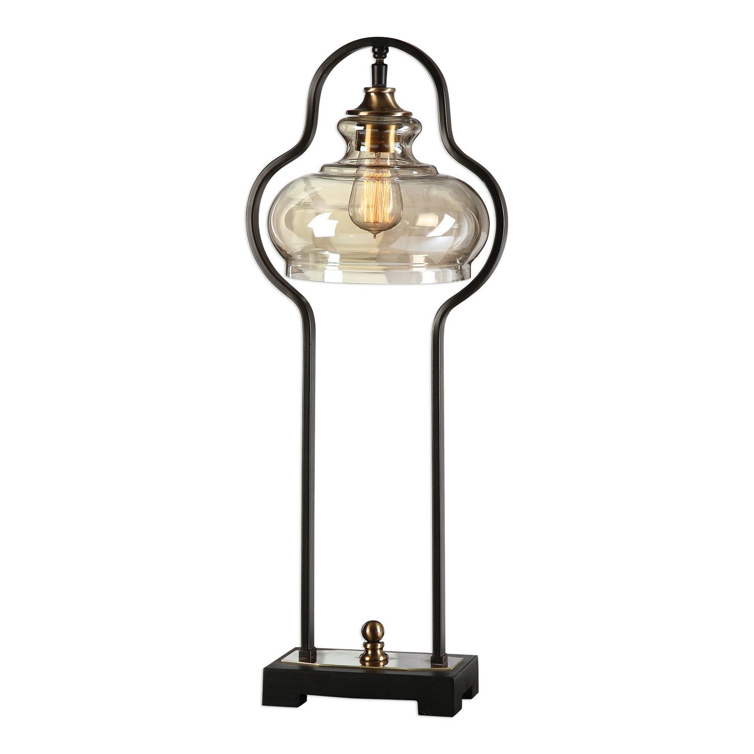 Uttermost - 29259-1 - One Light Desk Lamp - Cotulla - Antique Brass