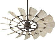 Quorum - 196015-86 - 60"Patio Fan - Windmill - Oiled Bronze
