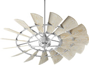 Quorum - 196015-9 - 60"Patio Fan - Windmill - Galvanized