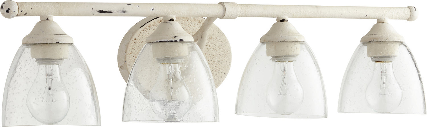 Quorum - 5150-4-70 - Four Light Vanity - Brooks - Persian White|Clear Seeded
