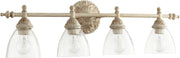 Quorum - 5257-4-70 - Four Light Vanity - 5257 Vanities - Persian White|Clear Seeded