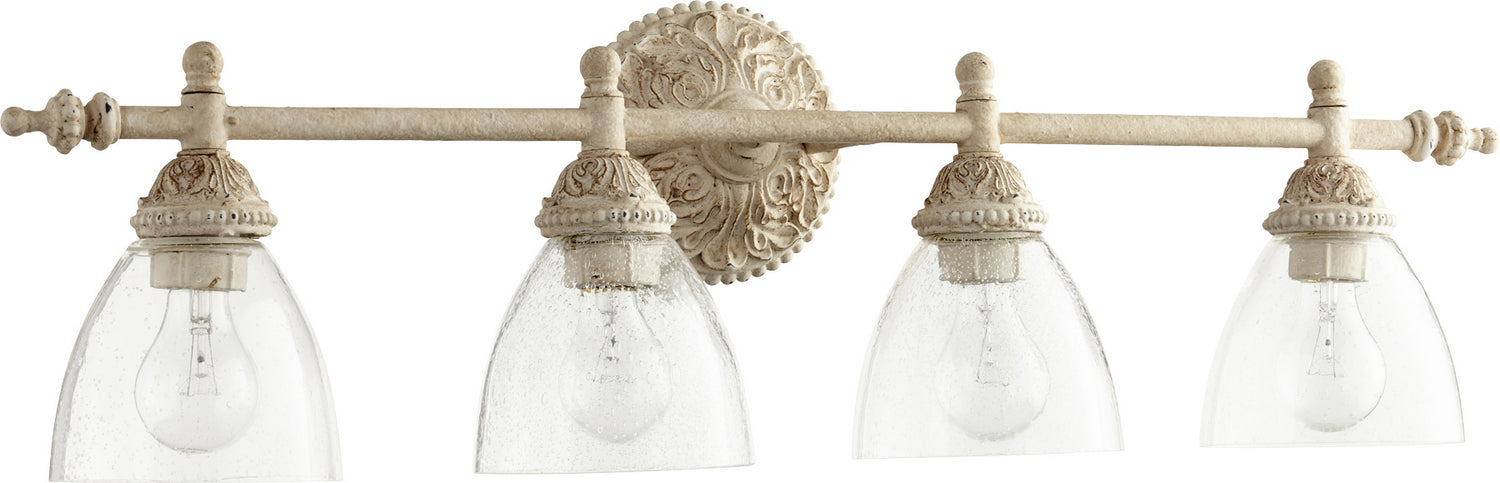 Quorum - 5257-4-70 - Four Light Vanity - 5257 Vanities - Persian White|Clear Seeded