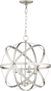 Quorum - 6009-4-65 - Four Light Chandelier - Celeste - Satin Nickel