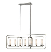 Z-Lite - 6000-7L-BN - Seven Light Linear Chandelier - Aideen - Brushed Nickel