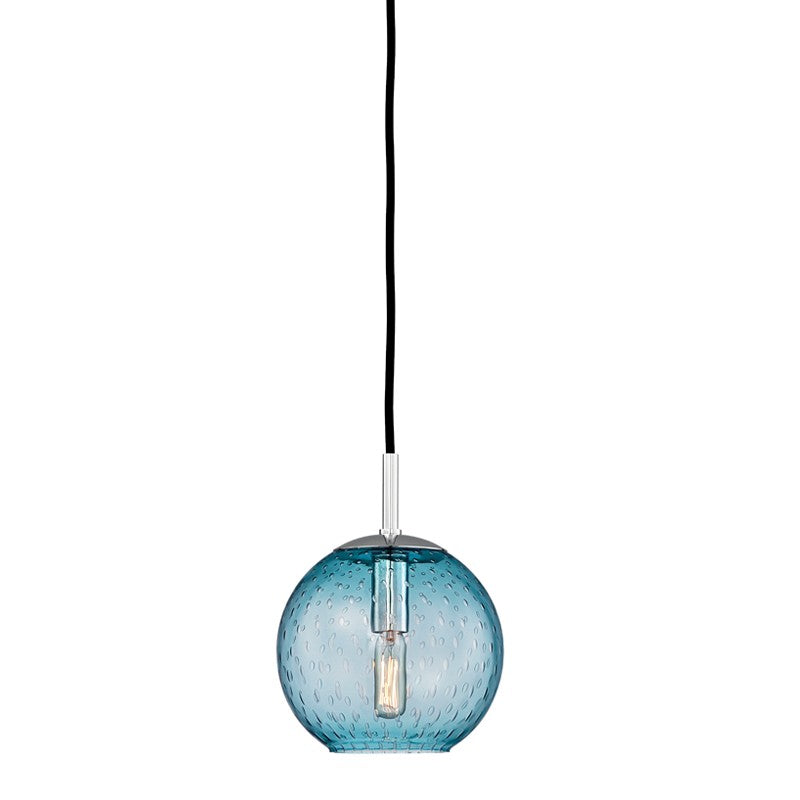 Hudson Valley - 2007-PC-BL - One Light Pendant - Rousseau - Polished Chrome