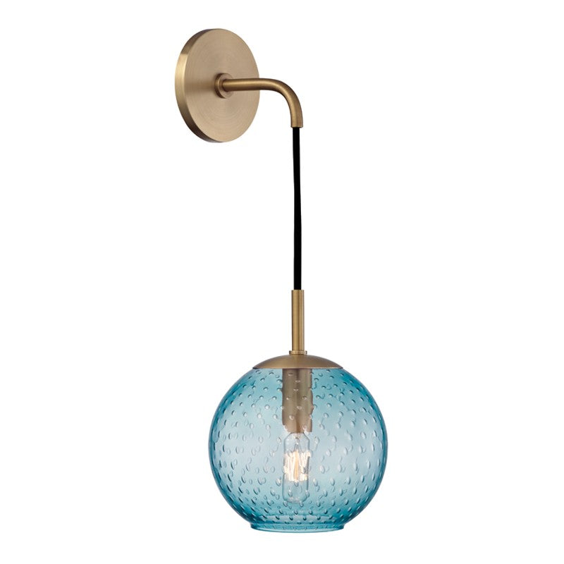 Hudson Valley - 2020-AGB-BL - One Light Wall Sconce - Rousseau - Aged Brass