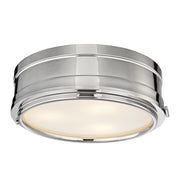 Hudson Valley - 2314-PN - Three Light Flush Mount - Rye - Polished Nickel