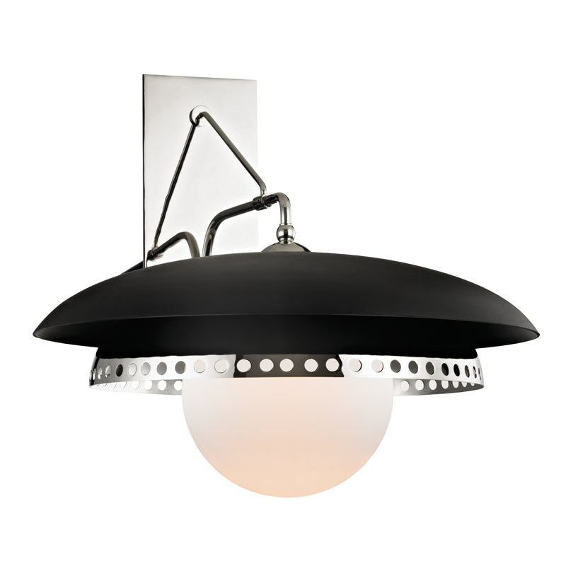 Hudson Valley - 3300-PN - One Light Wall Sconce - Herkimer - Polished Nickel