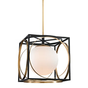 Hudson Valley - 5818-AGB - One Light Pendant - Wadsworth - Aged Brass