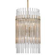Hudson Valley - 6315-AGB - Eight Light Pendant - Wallis - Aged Brass